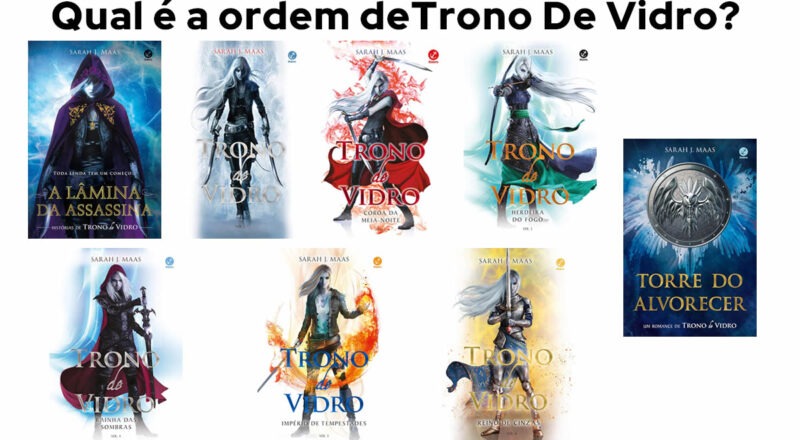 ordem dos livros Trono De Vidro 2025