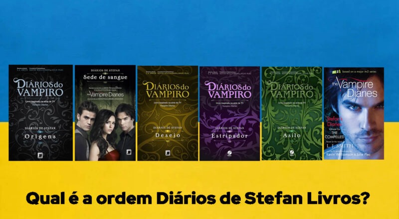 Qual é a ordem Diários de Stefan Livros?